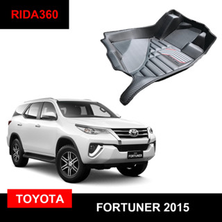 พรมปูพื้นรถยนต์ RIDA360 TOYOTA FORTUNER 2015 ถึง 2020