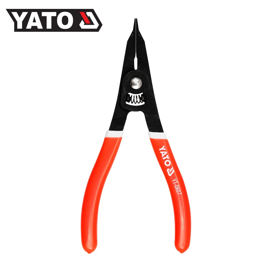 (มีใบกำกับภาษี) Thousand YATO YT-0607 คีมถ่างแหวนปากแบน (ถ่างแหวนล็อคที่ไม่มีหู)