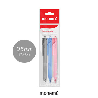 Monami ปากกาลูกลื่น รุ่น FX 153 ชุด 3 สี