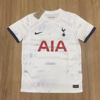 เสื้อกีฬาแขนสั้น ลายทีมชาติฟุตบอล Tottenham Hotspur Home 23-24 ไซซ์ S-XXL ชุดเหย้า สําหรับผู้ชาย