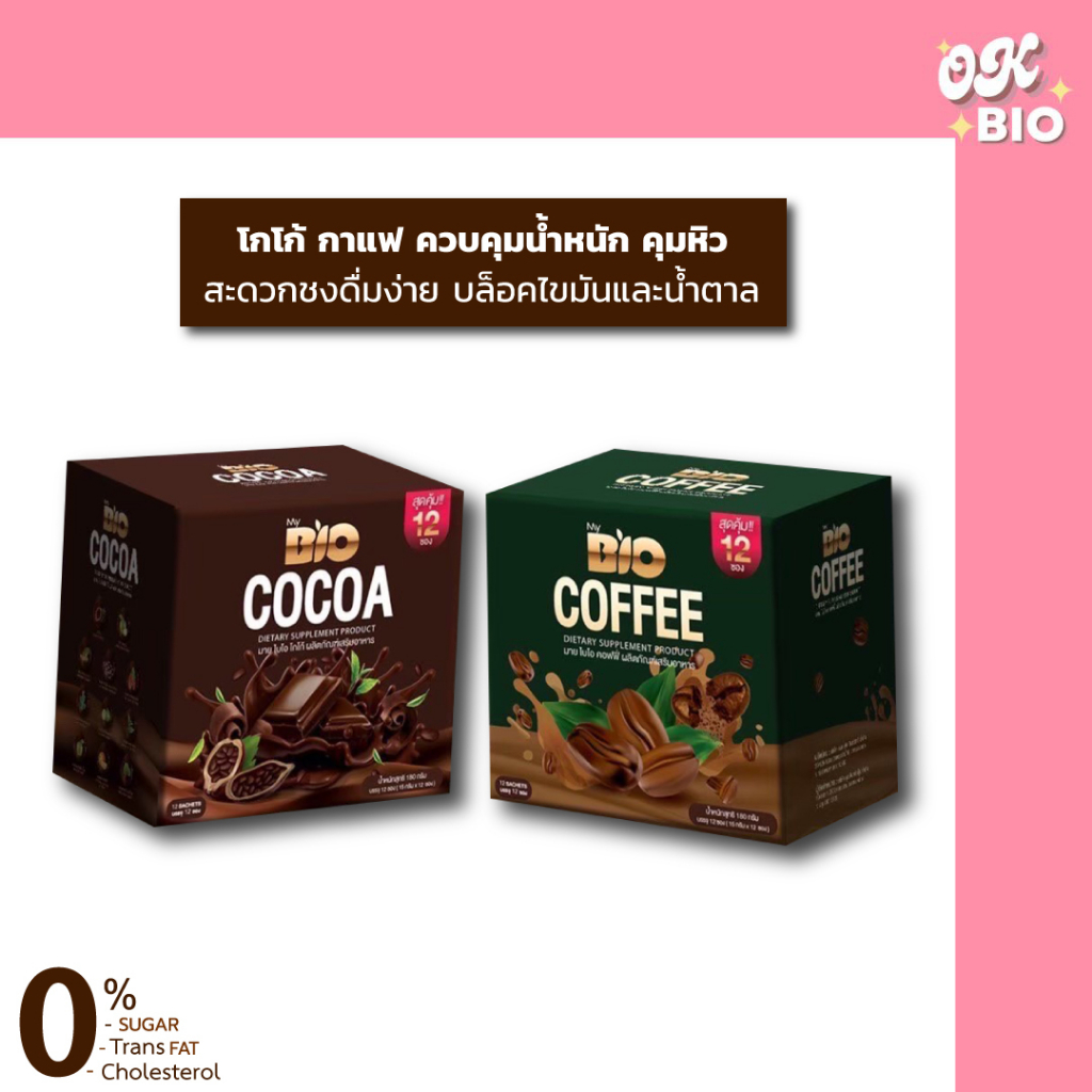 ส่งฟรี ของแท้ 100% Deproud Bio Cocoa Mix ไบโอโกโก้ มิกซ์ โกโก้ กาแฟ ดีท็อกซ์ คุมหิว ปรับสมดุลลำไส้ ขับถ่ายง่าย