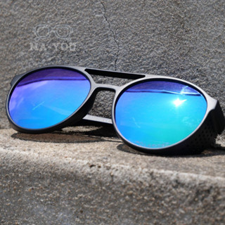 แว่นตากันแดด ลดแสงสะท้อน ทรงหยดน้ำโคฟเวอร์การ์ด เลนส์ Polarized ( โพลาไรซ์ ) ใส่สบายตา ลดแสงสะท้อนจากดวงอาทิตย์