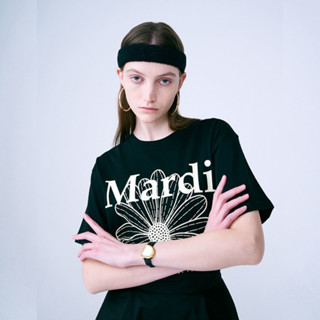 MARDI MERCREDI TSHIRT FLOWERMARDI_BLACK CREAM