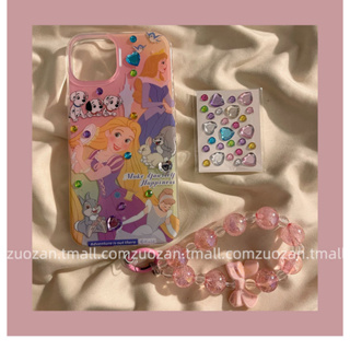 เคส สำหรับ ไอโฟน เคสซิลิโคน สินค้าพร้อมส่งจากไทย สำหรับ Iphone 14 13 12 11 Pro max ราพันเซล +สาย TPU-S1301