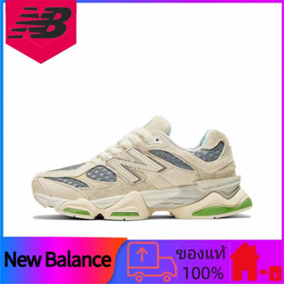 ของแท้ 100% Bricks &amp; Wood x New Balance NB 9060 ดูดซับแรงกระแทกทุกแมตช์ทนต่อการสึกหรอรองเท้าลำลองส้นเตี้ย unisex สีเบจสี