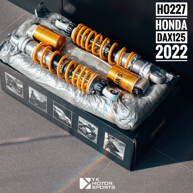 โช๊ค Ohlins รุ่น Honda Dax125 (HO227) ความสูง 343มิล ของใหม่ แท้รับประกัน2ปี