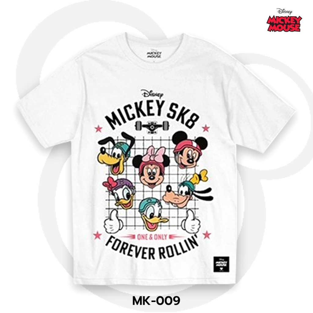 Power 7 Shop เสื้อยืดการ์ตูน มิกกี้เมาส์ ลิขสิทธ์แท้ DISNEY (MK-009)