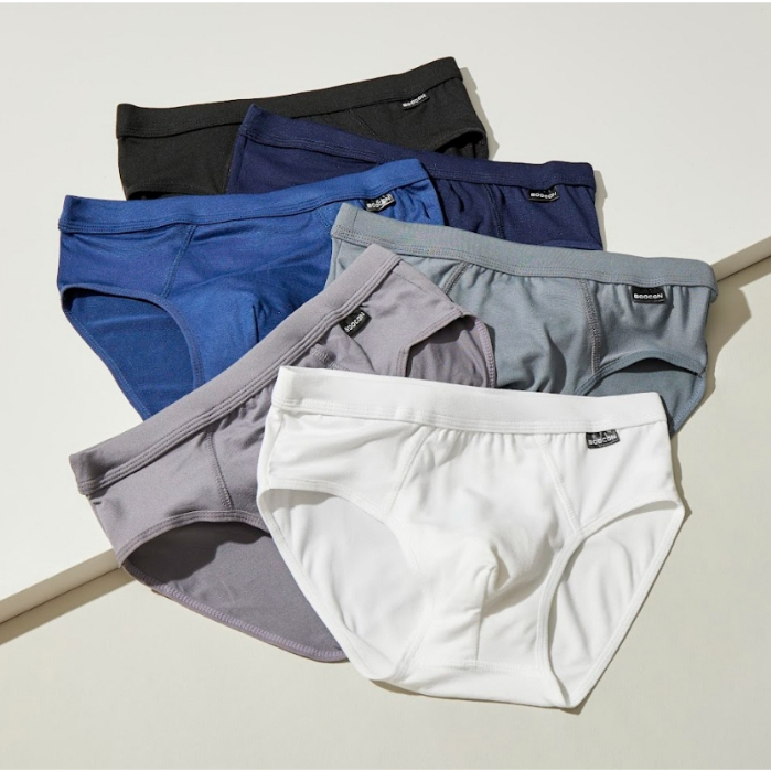 กางเกงในชายBoocon เซ็ต 6ตัว กางเกงในผู้ชายขาเว้า ผ้าฝ้าย เนื้อนุ่ม ยืดหยุ่น ใส่สบาย ราคาถูก สินค้าพร้อมส่ง