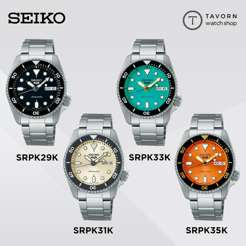 นาฬิกา SEIKO 5 SPORTS Mid-size “SPORTS STYLE” รุ่น SRPK29K/SRPK31/KSRPK33K/SRPK35K