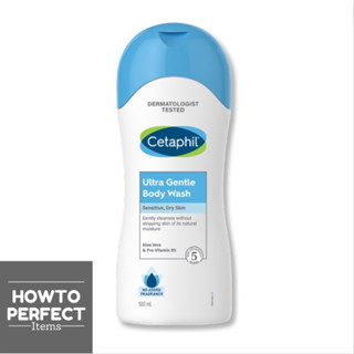 Cetaphil Ultra Gentle Body Wash เซตาฟิล อัลตร้า เจนเทิล บอดี้ วอช เจลอาบน้ำสูตรอ่อนโยน สำหรับผิวบอบบาง แพ้ง่าย