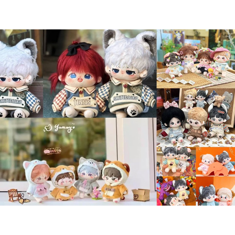 💗พร้อมส่ง ชุดตุ๊กตา 10cm/20cm/40cm อ่านรายละเอียดด้านล่าง👇