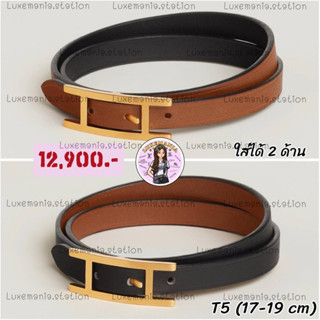 👜: New!! Hermes Behapi Double Tour Bracelet T5‼️ก่อนกดสั่งรบกวนทักมาเช็คสต๊อคก่อนนะคะ‼️