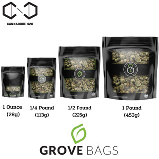 [ของแท้] Grove Bags ถุงบ่ม ซองบ่ม มี 2 ขนาด 1oz และ 1/4lbs คุณภาพเทียบเท่า Boveda Boost Integra Grovebags