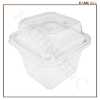 Bakery Container MC002 50pcs / ถ้วยพลาสติก PET ใส่เบเกอรี่ พร้อมฝา  MC 002 50ใบ