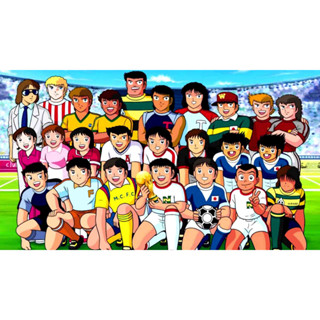 กัปตันซึบาสะ Captain Tsubasa แผ่นภาพ โปสเตอร์ การ์ตูน ขนาด A3 29x40 300แกรม