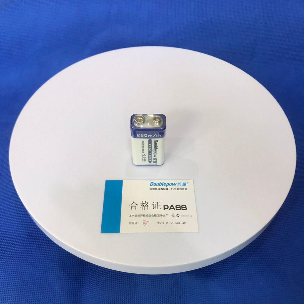 ถ่านชาร์จ 9V  280mAh ชาร์จไว