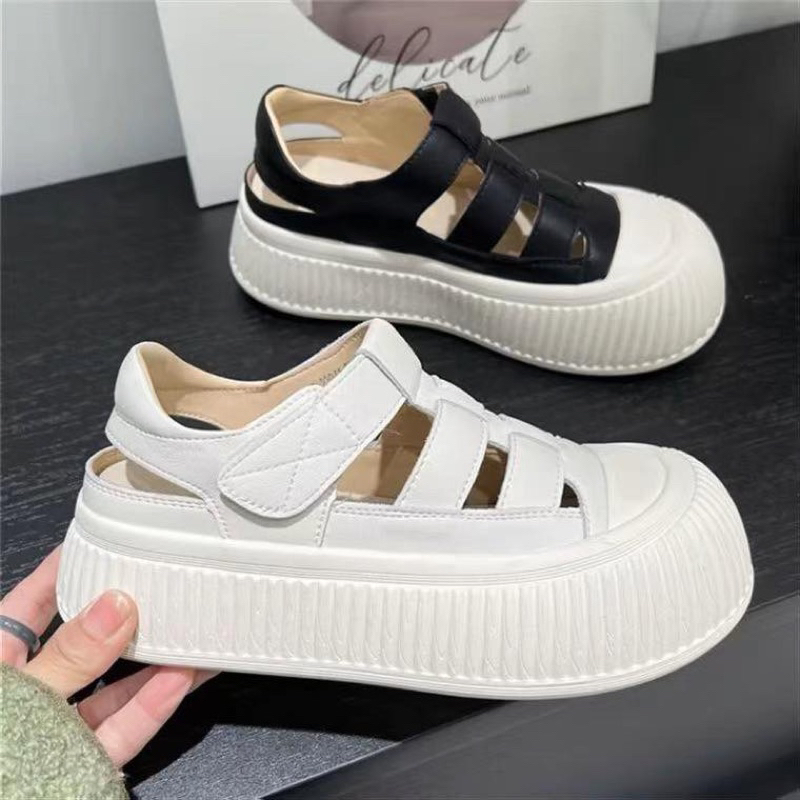 Size 35-40 รองเท้าหุ้มส้นทรงผ้าใบส้นหนาน่ารักมาก ใส่ไม่ปวดเท้า มั่นใจในคุณภาพได้เลย สวยตรงปกค่ะ