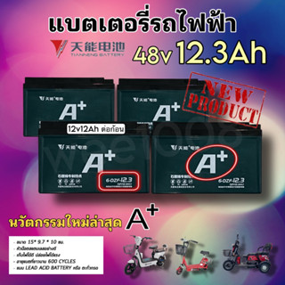 แบตเตอรี่สำหรับจักรยานไฟฟ้า48v12AH(4ก้อน)/ขั้วนอต/เปลี่ยนง่าย