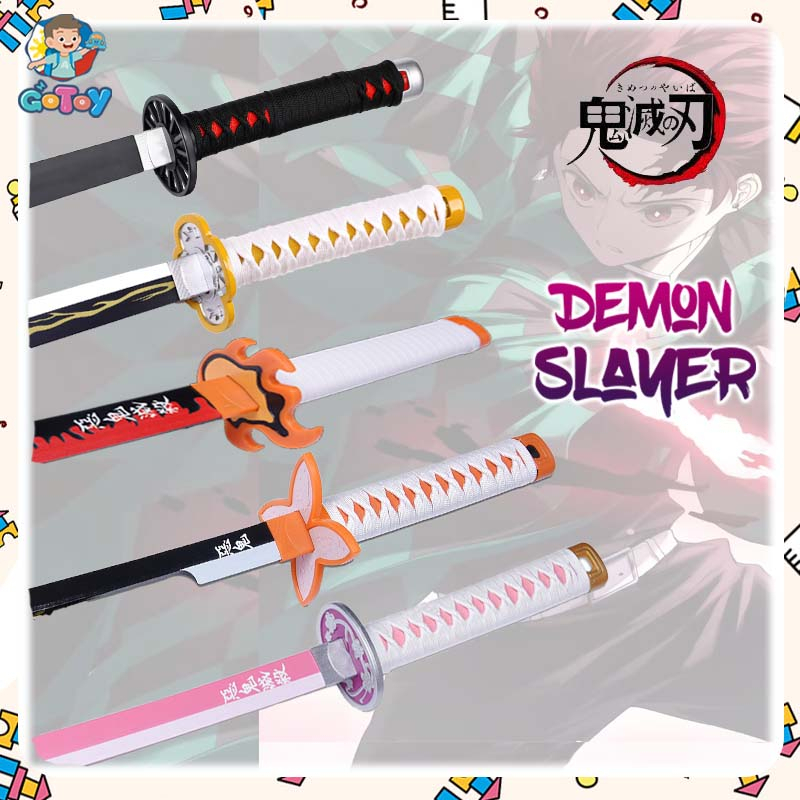 【7 รูปแบบ】demon slayerดาบพิฆาตอสูร鬼滅の刃Kimetsu no Yaibaดาบพิฆาตอสูรดาบดาบไม้ ดาบของผู้ใหญ : 104cm