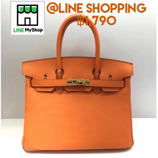 (Pre-order)หนังแท้100%👜กระเป๋าถือ BK25/BK30 สี Orange/ส้ม