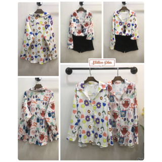 🔥Plussize🔥เสื้อคนอ้วน🔥อก(Bust) : Freesize 50