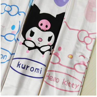 Sanrio ปลอกแขนกันแดด Melody Cinnamoroll Kuromi Purin แขนเสื้อน้ําแข็ง ป้องกันรังสียูวี ป้องกันแสงแดด ฤดูร้อน กีฬากลางแจ้ง