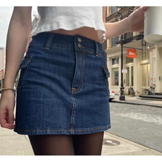 พรีออเดอร์ PREORDER Brandy Melville Agatha Denim Skirt