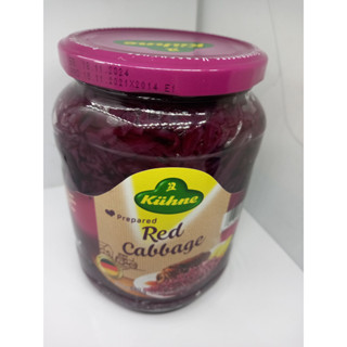 Finely seasoned red cabbage and according to a traditional   recipe It is ready to cook prepared and may be refined to y