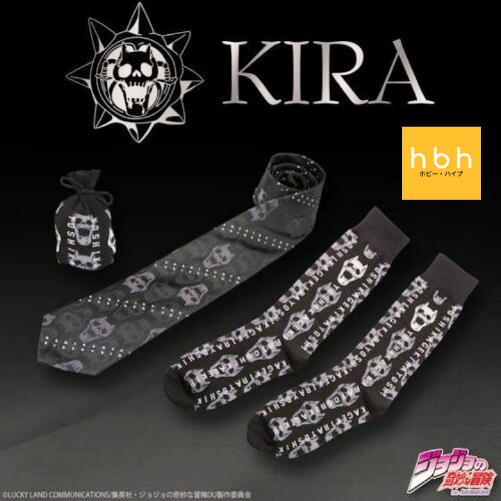 JoJo's Bizarre Adventure  Diamond Is Unbreakable" Yoshikage Kira Necktie & Socks Set