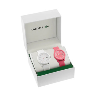 LACOSTE Mom&amp;Daughter L.12.12 Giftset รุ่น LC2070025 นาฬิกาข้อมือ สายซิลิโคน