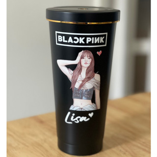 แก้วสกรีนรูปวาด LISA: BlackPink