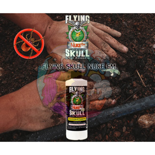 ยากำจัดไรแดง Flying Skull  Nuke Em บรรจุ 946.35 ml บรรจุภัณฑ์แท้🇨🇦
