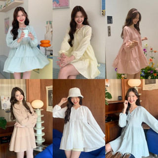 🔥ใส่โค้ด 3PCSSEP ลด 75.- บาท 3pcs.basket Rosie dress มินิเดรส