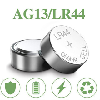 ▤ AG13 LR44 L1154 357 A76 SR44ปุ่มแบตเตอรี่อิเล็กทรอนิกส์ไฟกลางคืนโลหะผสมรถของเล่นคาลิปเปอร์ Y9To