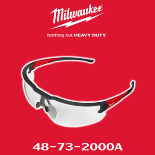 MILWAUKEE แว่นตาเซฟตี้ เลนส์ใส เลนส์ดำ รุ่น 48-73-2000 48-73-2005 48-73-2005A