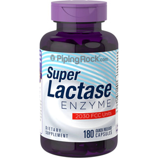 Super Dairy Digest-Lactase Enzyme 2030 FCC Units (180แคปซูล) ผู้แพ้แลคโตส ย่อยผลิตภัณฑ์นม