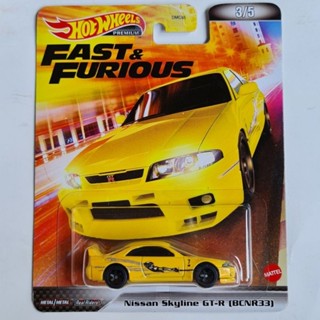 hotwheels fast &amp; furious Nissan skyline GTR R33 ล้องยาง ท้องเหล็ก