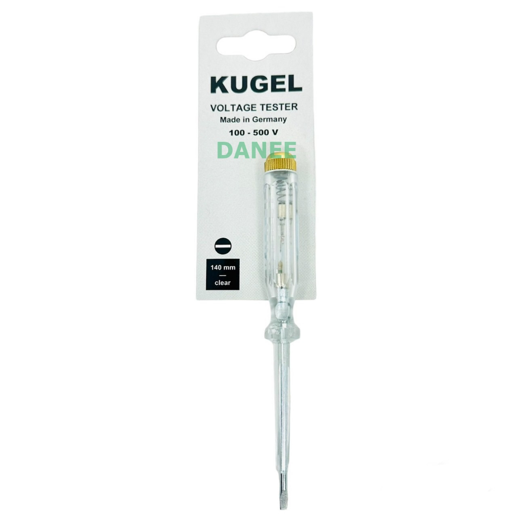 ไขควง Kugel ไขควงวัดไฟ ไขควงลองไฟ ไขควงเช็คไฟ (100-500V) MADE IN GERMANY