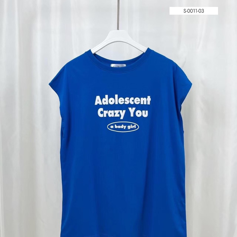 ✔️พร้อมส่ง✔️  เสื้อแขนกุดโอเวอไซส์ ทรงแขนล้ำ ใส่สบาย cotton100% ราคา ถูกที่สุด ดีลบีเคเค แกลเลอรีภาพที่ 8