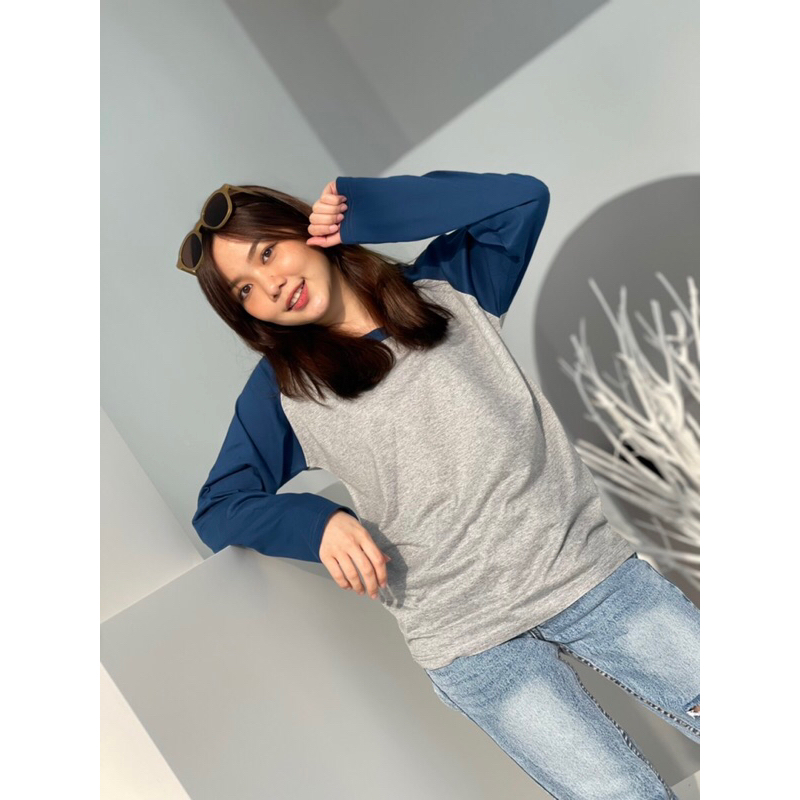 เสื้อยืดทูโทน รุ่นแขนยาว