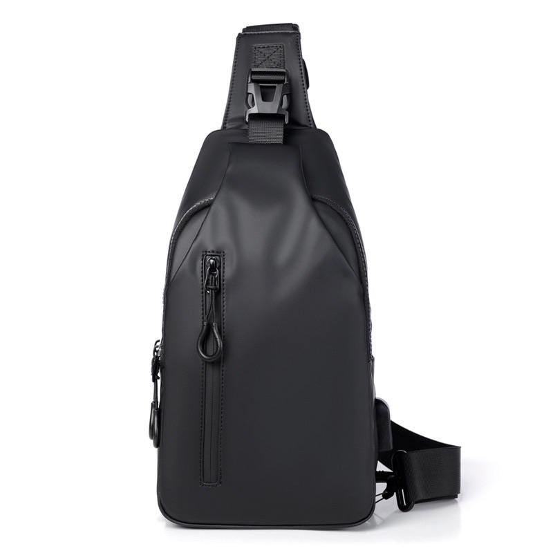 (สินค้าพร้อมส่ง) กระเป๋าสะพายข้าง black bag B002