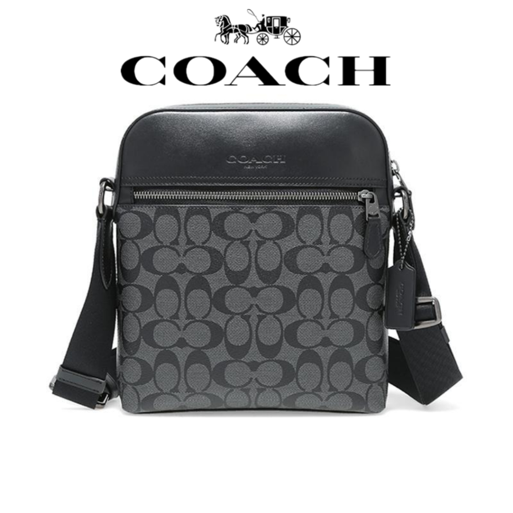 Coach CHARLES FLIGHT series 4010QBMI5 Shoulder Bag กระเป๋าสะพายข้าง, กระเป๋าเอกสาร