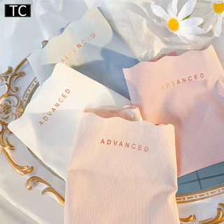 TC กางเกงในขอบหยัก ไร้รอยต่อสีพาสเทลผ้าลื่นใส่สบาย สีน่ารัก มีสินค้าพร้อมจัดส่ง รุ่น5007