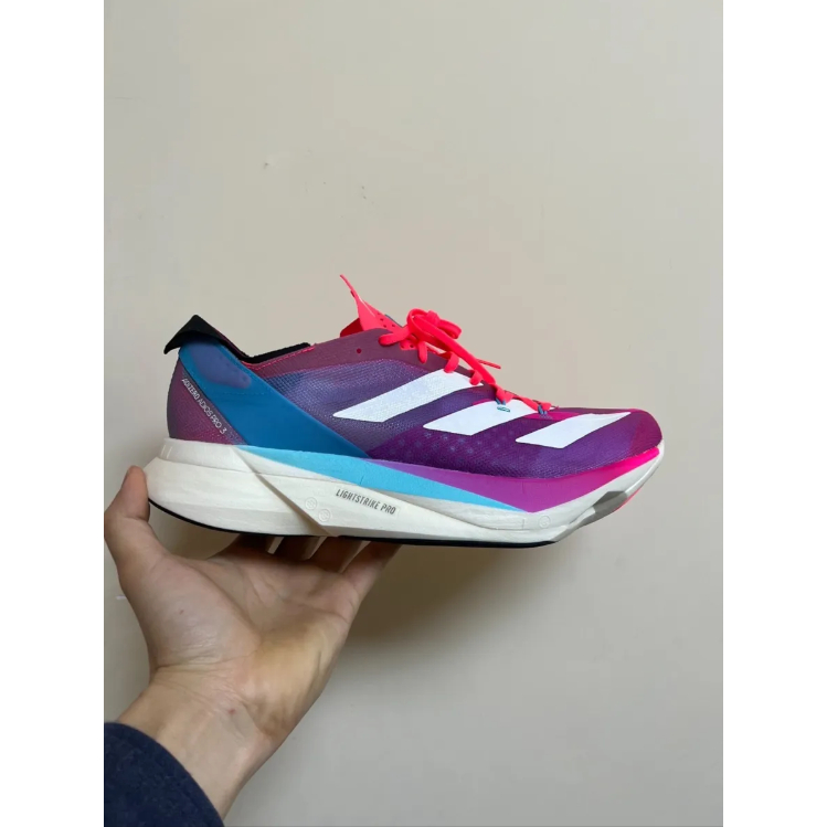 adidas Adizero Adios Pro 3 pink style Running shoes Authentic 100% Sports shoes
