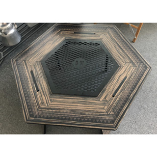 Fire Side Table pattern Ebony M Size