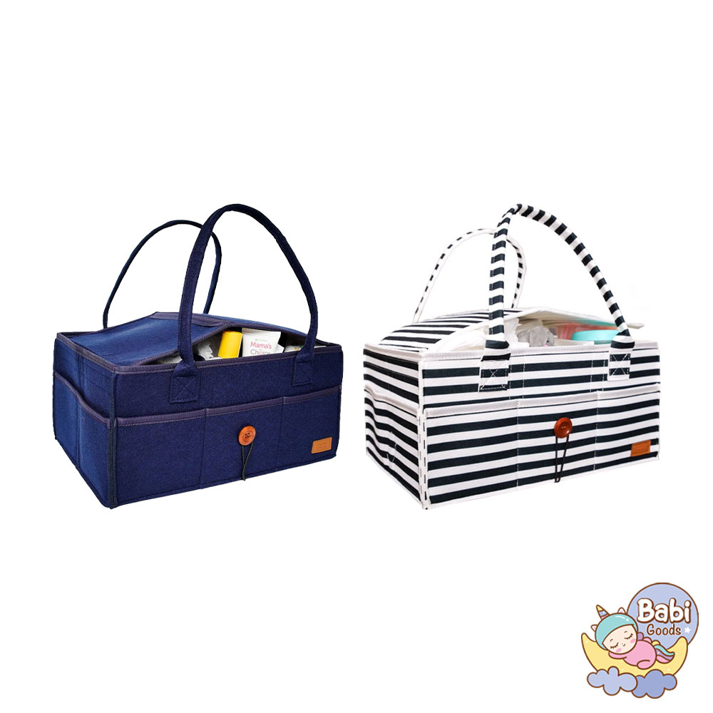 กระเป๋าอเนกประสงค์เก็บของใช้เด็กอ่อน  Caddy Organiser Bag – Stripe  Mama’s Choice