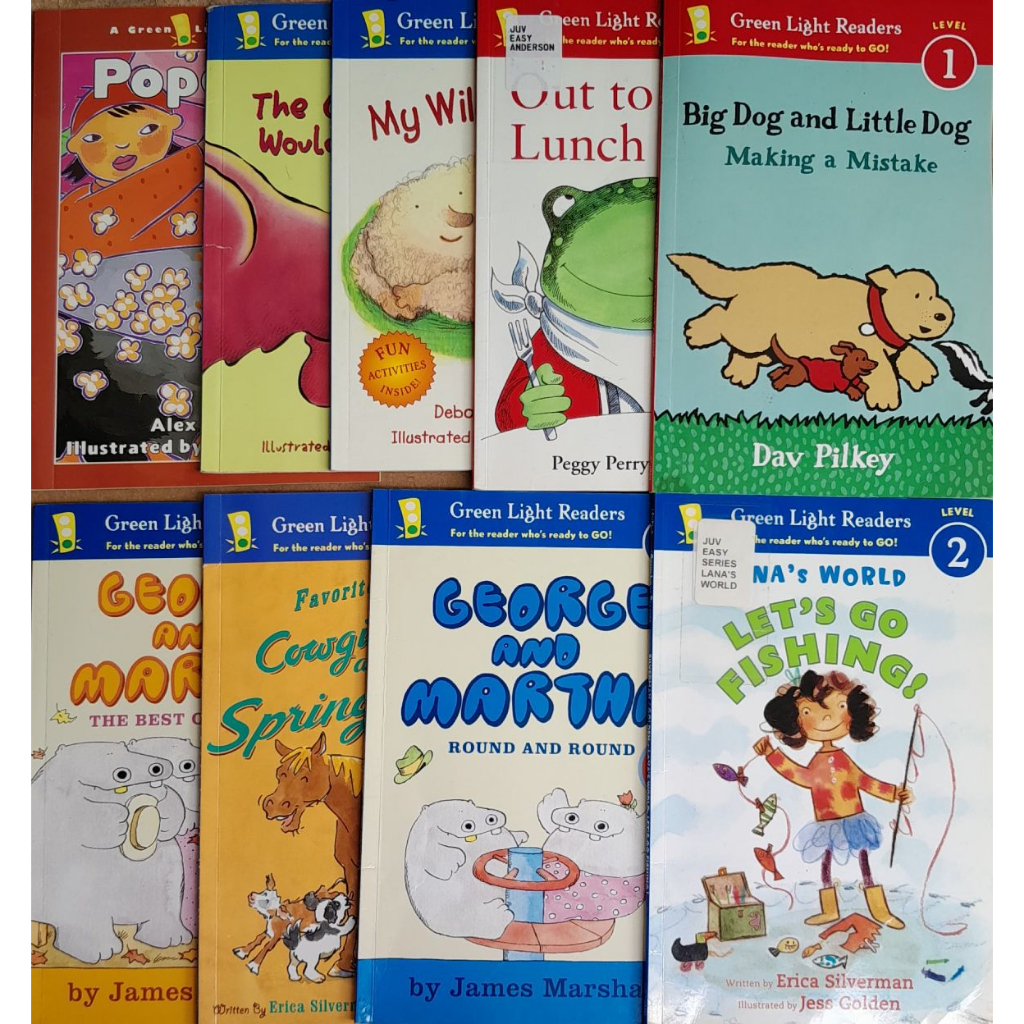 U15-6 Green Light Readers Level 1, 2, 3 หนังสือมือสอง ปกอ่อน
