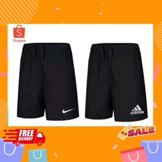 กางเกงกีฬาขาสั้นสีดำ ใส่วิ่ง เล่นบอล ออกกำลังกาย ใส่ได้ทั้งช…