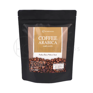 เมล็ดกาแฟอาราบิก้า คั่วกลางค่อนเข้ม 250 กรัม – โทนช็อกโกแลต กลมกล่อม (Arabica Coffee Beans)