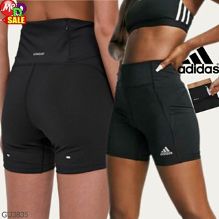 ADIDAS - ใหม่ กางเกงรัดรูปใส่วิ่ง เอวสูง เชือก+กระเป๋าหลังกันเหงื่อ ADIDAS OWN THE RUN SHORT RUNNING TIGHTS GU3835 H1325